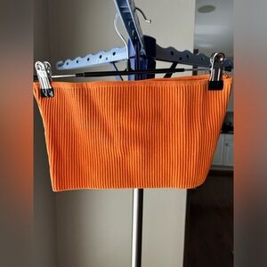 orange tube top